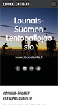 Mobile Screenshot of lounalentis.fi